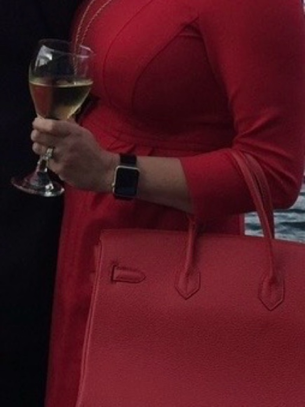 Nanette Lepore Red Dress with Matching Liner
